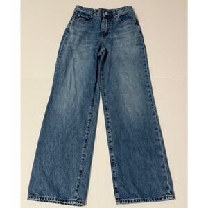 Uniqlo High-Rise Wide Leg Jeans, Size 2/26